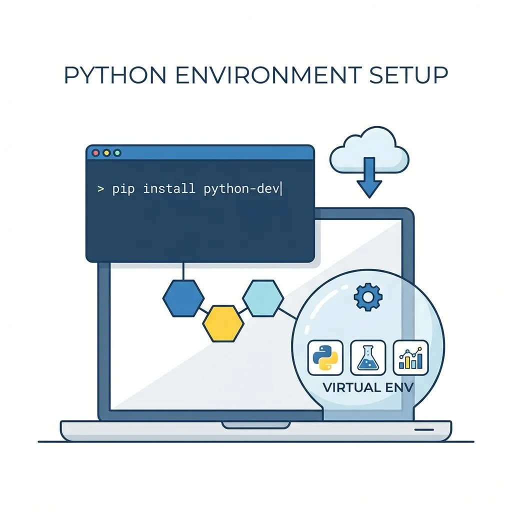 Python環境構築のイメージ