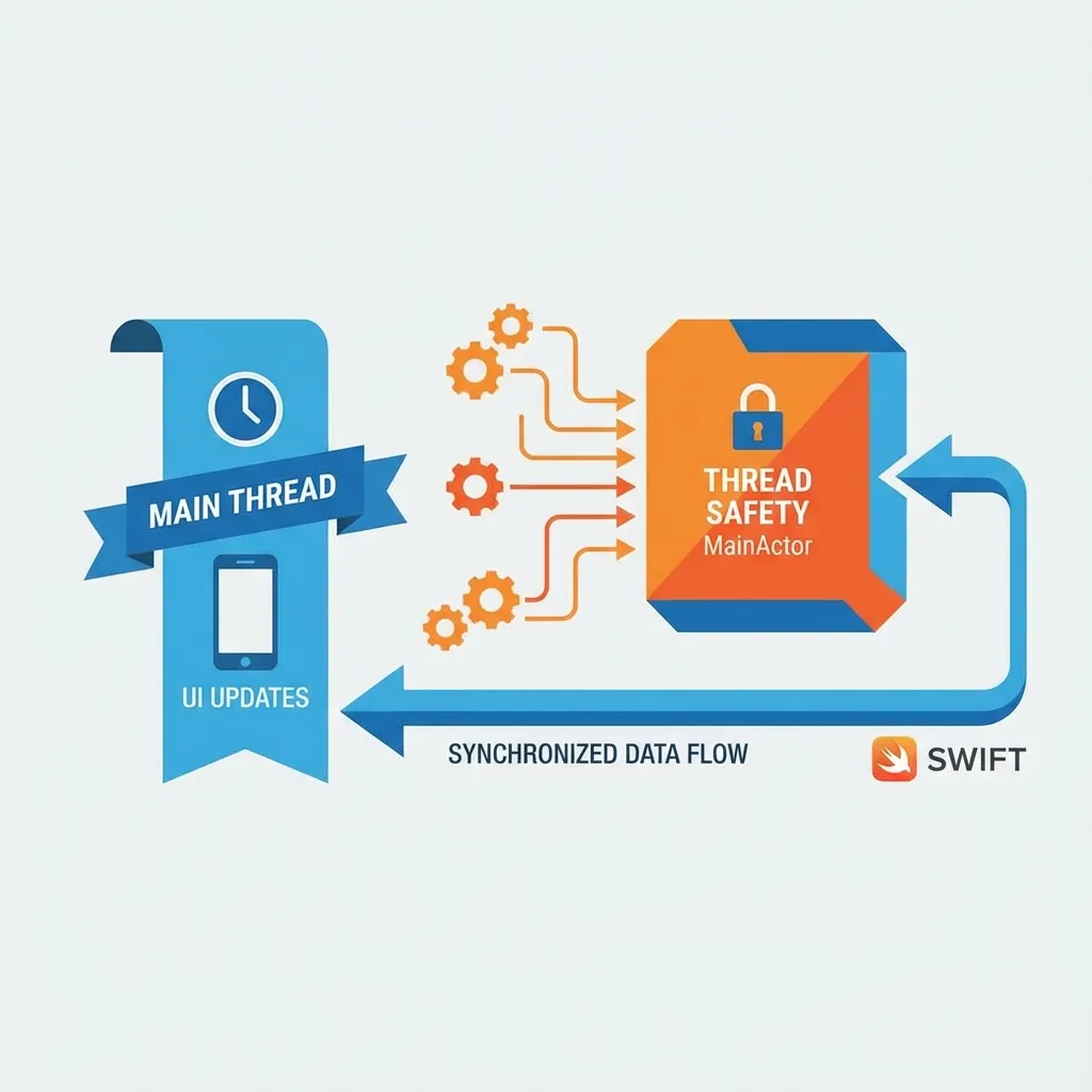 MainActorとスレッド安全性