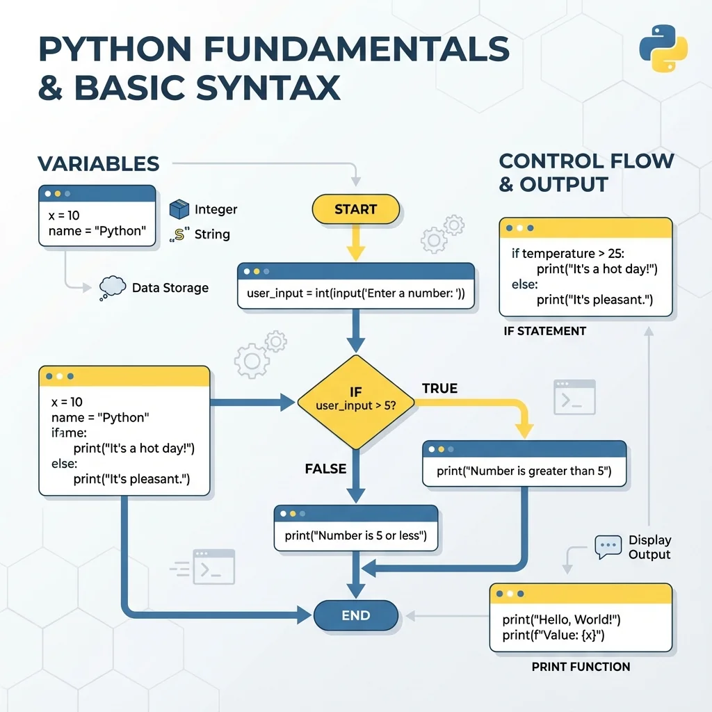 Python基礎文法のイメージ