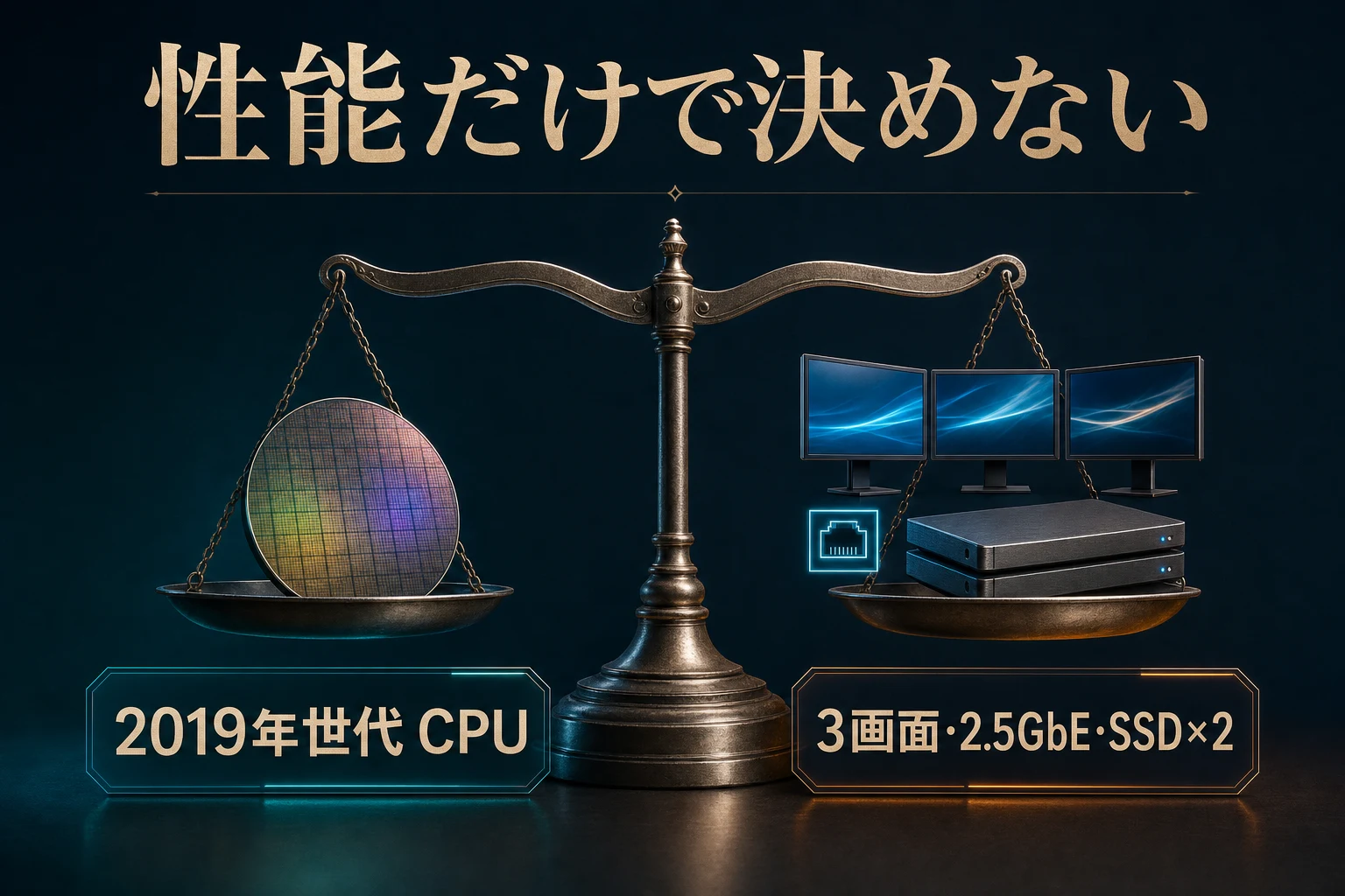 GMKtec G10の旧世代CPUと充実した接続性のバランス