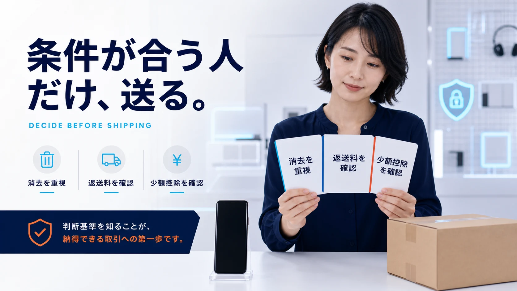 ふるいちの宅配買取が向く条件を確認する