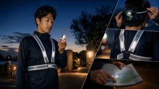 WUBEN E7の夜間ランニング向け仕様を確認する記事のアイキャッチ