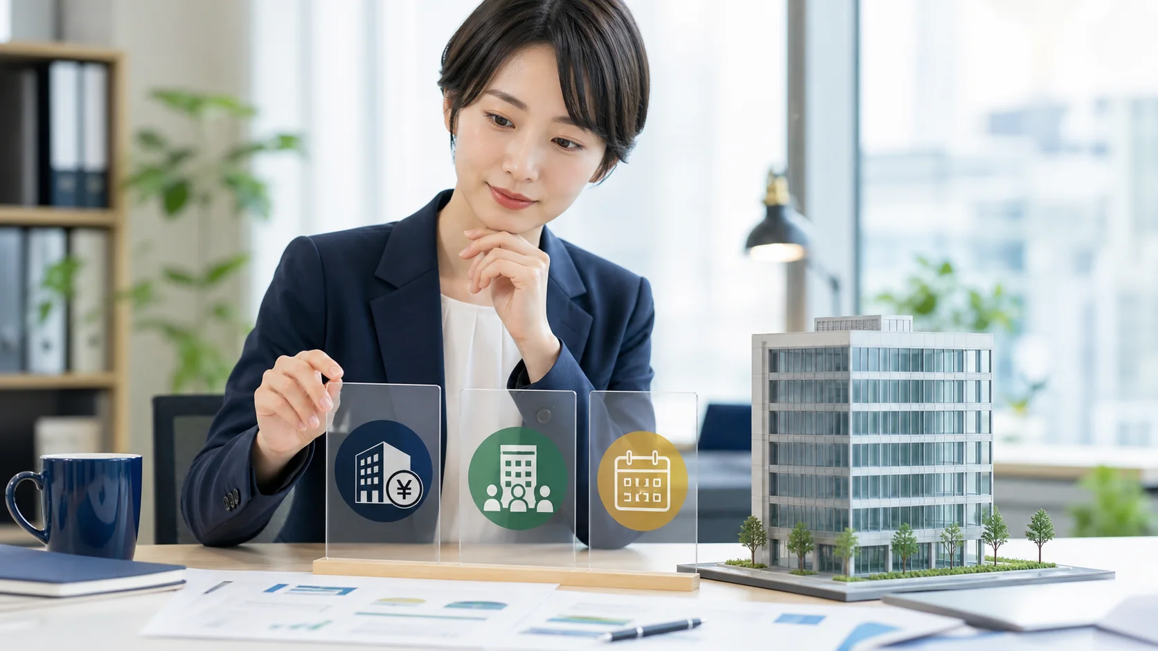 賃料と共益費と空室確認日を確認する