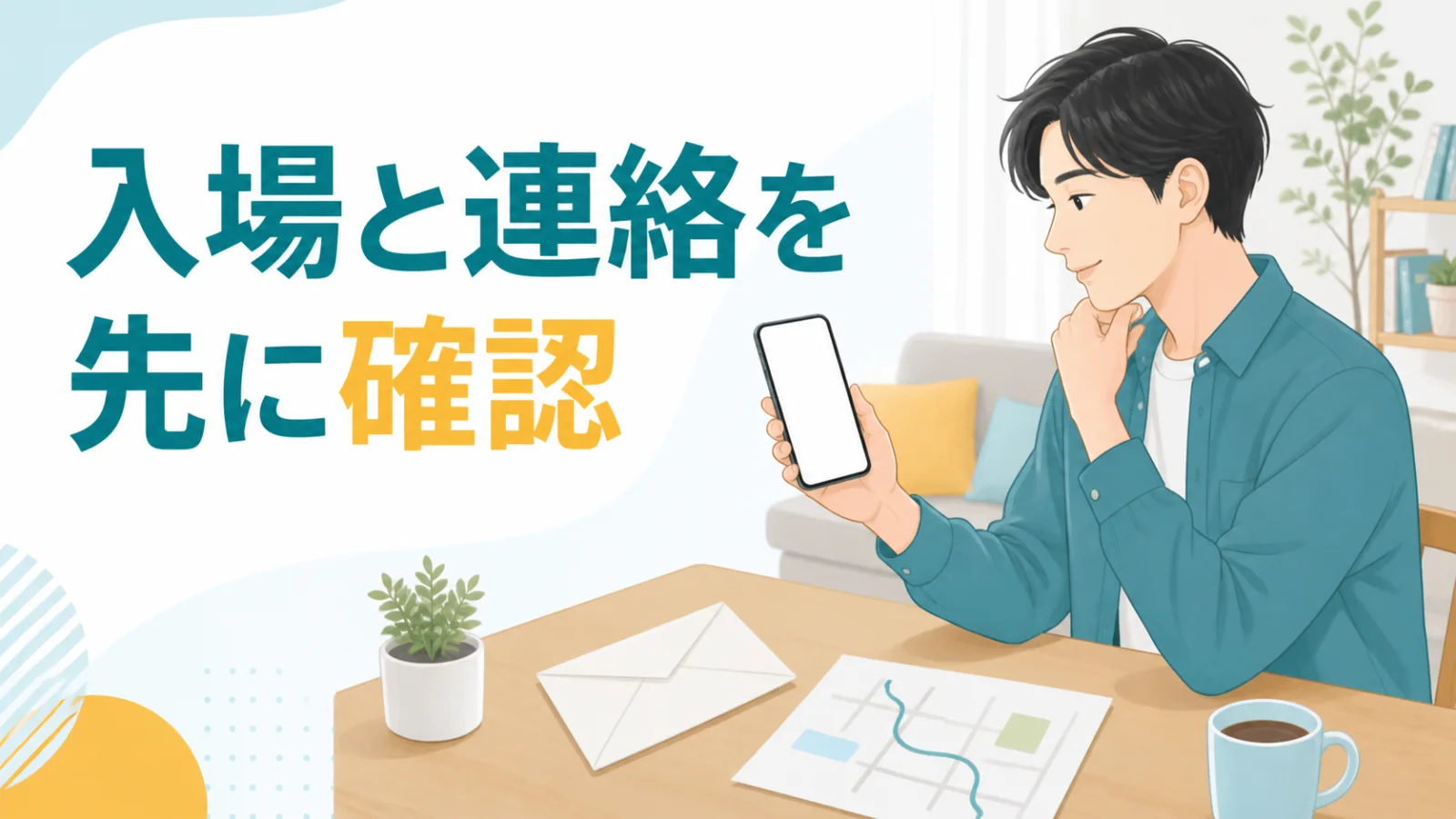 チケットの提示方法と待ち合わせ先を出発前に確認する