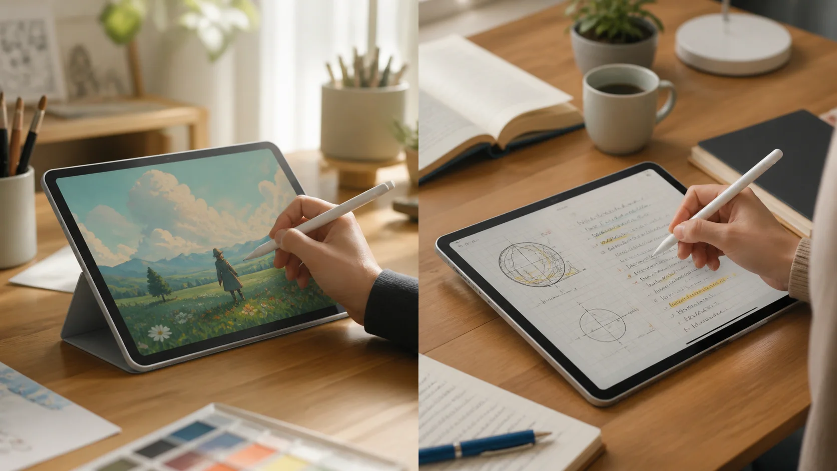 イラスト制作とノート用途からApple Pencilを選び分ける