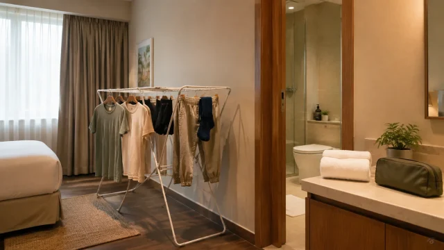 ホテルで服を手洗いするには
